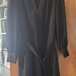 Karl Lagerfeld Black Long Sleeve Dress